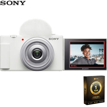 Sony ZV-1F Vlog Camera for Content Creators, Vloggers OPEN BOX + 1 Year Warranty Pack