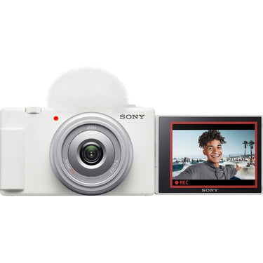 Sony ZV-1F Vlog Camera for Content Creators, Vloggers OPEN BOX + 1 Year Warranty Pack