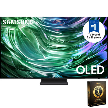 Samsung QN55S90DA 55 Inch OLED 4K Smart TV (2024) OPEN BOX + 1 Year Warranty Pack