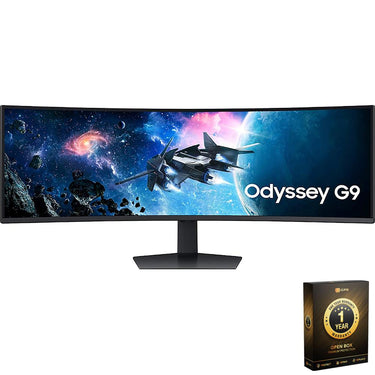 Samsung 49" Odyssey G9 G95C DQHD Curved Gaming Monitor OPEN BOX + 1 Year Warranty Pack