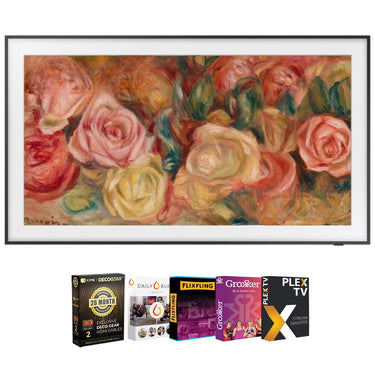 Samsung 85" The Frame QLED 4K TV (2024) + 26 Month Protection & Movies Streaming Pack