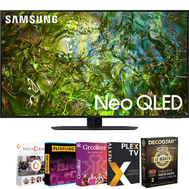 Samsung 55 Inch Neo QLED 4K Smart TV 2024 + 12 Months Protection & Movies Streaming