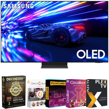 Samsung 77" HDR OLED Smart TV (2024) + 12 Month Protection & Streaming Pack