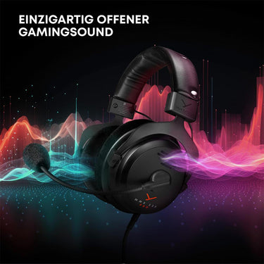 BeyerDynamic MMX 330 Pro Open-back Gaming Headset w/ Headset Hanger Bundle