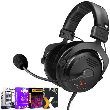 BeyerDynamic MMX 330 Pro Open-back Gaming Headset w/ Audio Essentials Bundle
