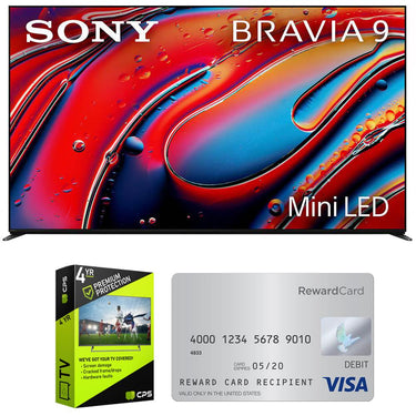 Sony BRAVIA 9 85" 4K QLED Mini-LED TV 2024 Bundle w/4 Yr Warranty +$50 Gift Card