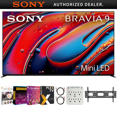 Sony BRAVIA 9 85" 4K HDR Smart QLED Mini-LED TV (2024) with Movies Streaming Pack
