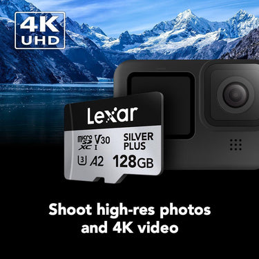 Lexar 128GB Professional Silver Plus microSDXC Card 2 Pack