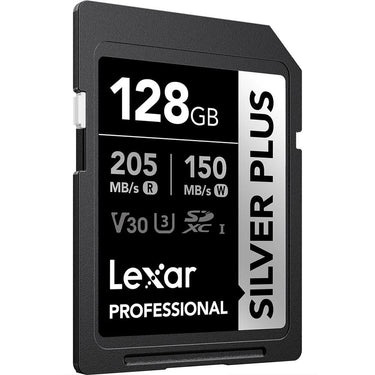 Lexar Professional SILVER PLUS UHS-I SDXC 128 GB Memory Card 4 Pack