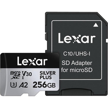 Lexar 256GB Professional Silver Plus microSDXC Card 4 Pack
