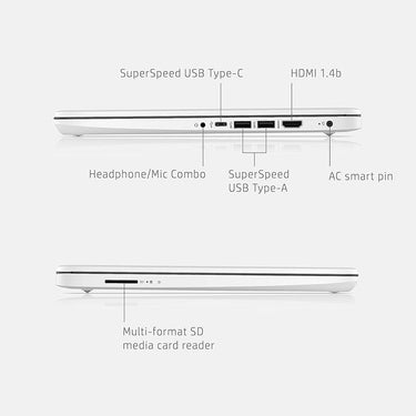 Hewlett Packard 14-dq0040nr 14" HD Intel Celeron N4020 4GB/64GB Laptop, Snowflake White