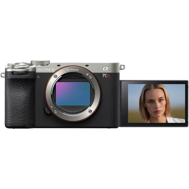 Sony a7CR Full Frame Mirrorless Camera Body Silver Renewed + Bag & Accessories Bundle