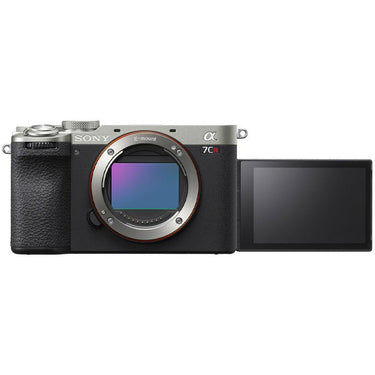 Sony a7CR Full Frame Mirrorless Camera Body Silver Renewed + Bag & Accessories Bundle