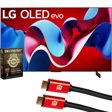 LG 55" OLED evo C4 Series Smart TV 4K Processor (2024) + 26 Month Protection Kit