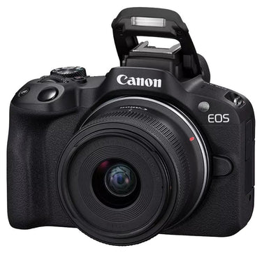 Canon EOS R50 Mirrorless Camera Content Creator Kit 5811C059 Renewed + Pro Bundle