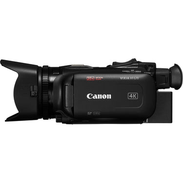 Canon Vixia HF G70 UHD 4K Camcorder (Renewed) Bundle with BP-820 Battery Pack and More