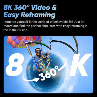 Insta360 Waterproof Tiny 2.7K Action Camera in Black - CINSABMA - Open Box
