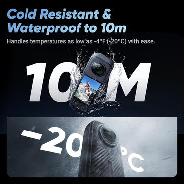 Insta360 Waterproof Tiny 2.7K Action Camera in Black - CINSABMA - Open Box