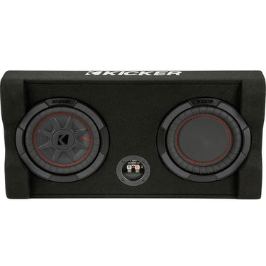 Kicker 8" Thin Down Firing Subwoofer Passive Radiator Enclosure - 48TRTP82 - Open Box
