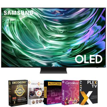 Samsung 65 Inch OLED 4K Smart TV 2024 with 1 Year Warranty & Movies Streaming