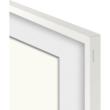 Samsung 43" The Frame Customizable Bezel, Modern White w/ HDMI Cable Bundle