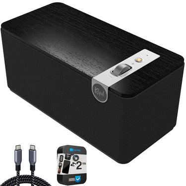 Klipsch The One Plus Premium Bluetooth Speaker - Matte Black w/ 2 YR Warranty Bundle