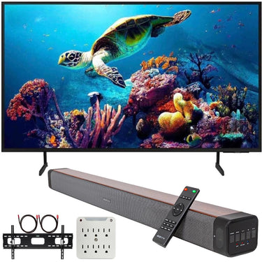 Samsung 50" DU6900 Crystal UHD 4K Smart TV (2024) w/ Premium Soundbar + Mount Kit