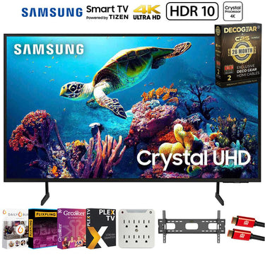 Samsung 50" DU6900 Crystal UHD 4K TV 2024 + 26 Months Protection + Movies Streaming Pack