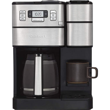 Cuisinart SS-GB1 Coffee Center Grind and Brew Plus, Built-in Coffee Grinder, Refurbished