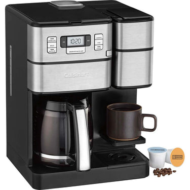 Cuisinart SS-GB1 Coffee Center Grind and Brew Plus, Built-in Coffee Grinder, Refurbished