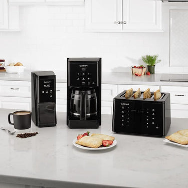 Cuisinart DBM-T10 14-Cup Touchscreen Burr Mill Coffee Grinder, Black - Refurbished