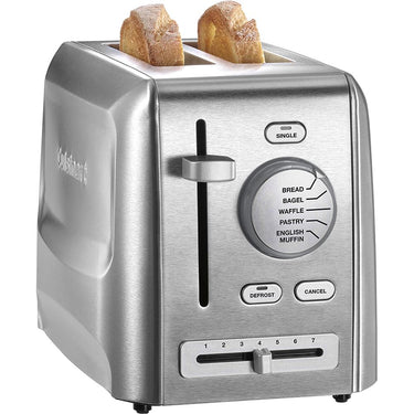 Cuisinart CPT-620 2-Slice Custom Select Toaster, Stainless Steel - Refurbished