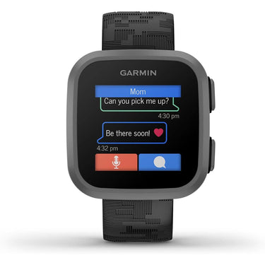 Garmin Bounce Kids Smartwatch, Black Camo w/ Converter Adapter + 2 Yr Warranty Bundle