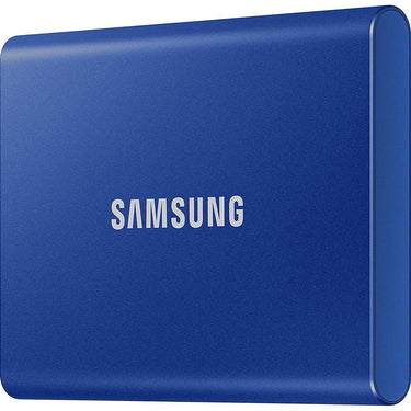Samsung T7 2TB Portable SSD; USB 3.2 Gen2; Blue (MU-PC2T0H) - Open Box