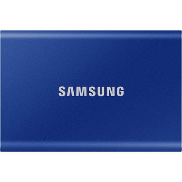 Samsung T7 2TB Portable SSD; USB 3.2 Gen2; Blue (MU-PC2T0H) - Open Box