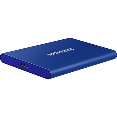 Samsung T7 2TB Portable SSD; USB 3.2 Gen2; Blue (MU-PC2T0H) - Open Box