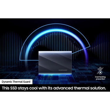 Samsung T9 2TB Portable SSD, USB 3.2 Gen 2x2, Black (MU-PG2T0B) - Open Box