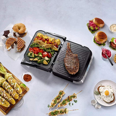 Cuisinart GR-6S Contact Griddler with Smoke-less Mode - Open Box