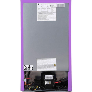 RCA IGLOO Mini Refrigerator 3.2 Cu Ft Fridge Purple with 3 Year Warranty