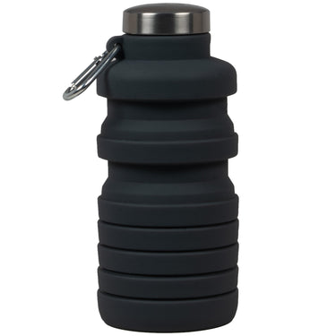 Deco Essentials Collapsable Water Bottle BPA Free 24oz (Gray/Stainless)
