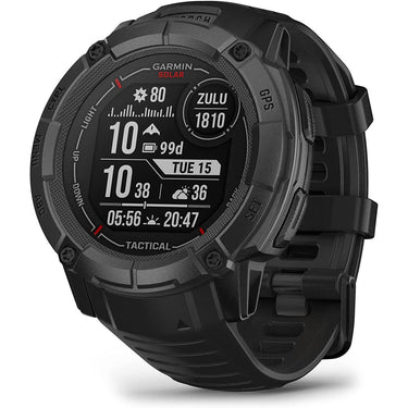 Garmin Instinct 2X Solar GPS Smartwatch Black + Backpack & Heart Rate Strap M-XL