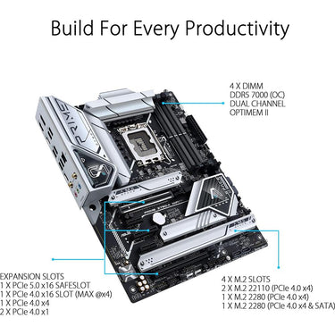 Asus Prime Z790-A WiFi 6E LGA 1700 ATX AI Gaming Motherboard - Open Box