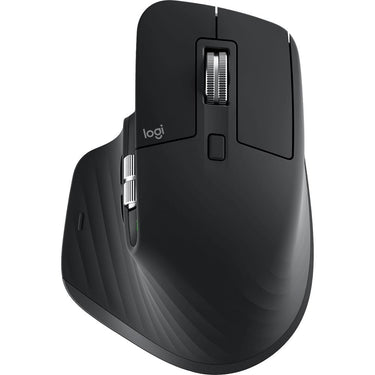 Logitech MX Master 3S Performance Wireless Mouse Black with Gaming Mouse Pad