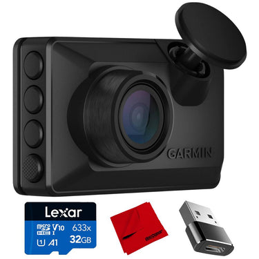 Garmin Dash Cam X110 Compact 1080p HD w/ 140-degree Field of View + Accessories Bundle