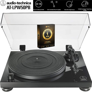 Audio-Technica Fully Manual Belt-Drive Turntable Open Box with 1 Year Warranty