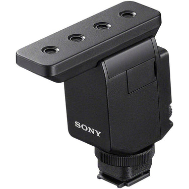 Sony ECM-B10 Compact Camera-Mount Digital Shotgun Microphone + 64 GB Memory Card