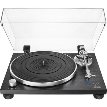 Audio-Technica AT-LPW30BKR Fully Manual Belt-Drive Turntable w/ Accessories Bundle