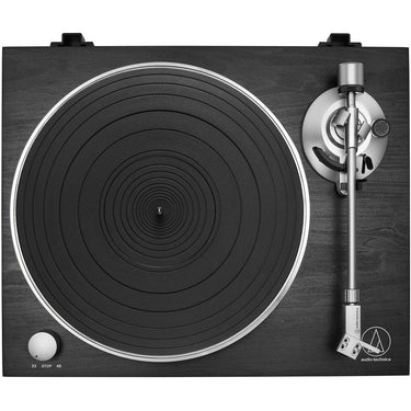 Audio-Technica AT-LPW30BKR Fully Manual Belt-Drive Turntable w/ Accessories Bundle