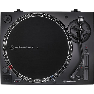 Audio-Technica Direct-Drive Turntable Analog & USB (Black) + 2 Yr Warranty Bundle