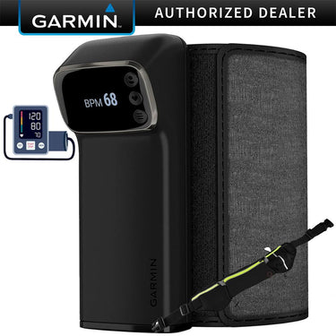 Garmin Index BPM Smart Blood Pressure Monitor with Display + Sport Zippered Waist Belt